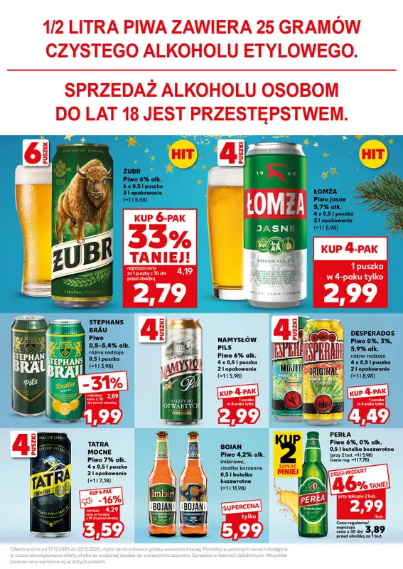 Kaufland - gazetka promocyjna Oferta Kaufland - SUPER WEEKEND od soboty 20.12 do niedzieli 21.12 - strona 21
