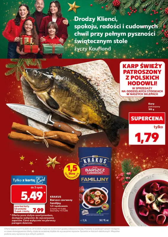 Kaufland - gazetka promocyjna Oferta Kaufland - SUPER WEEKEND od soboty 20.12 do niedzieli 21.12 - strona 5