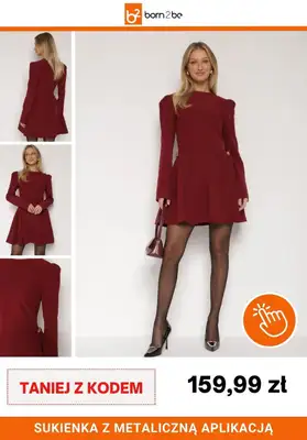 Born2be - gazetka promocyjna -10% przy zakupach za min. 150 zł od czwartku 18.12 do poniedziałku 22.12 - strona 7