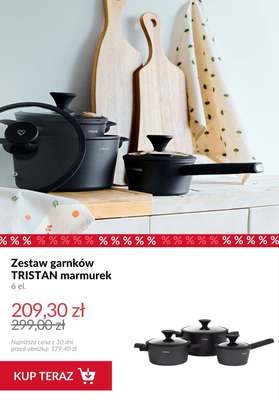 Zestaw garnków TRISTAN marmurek