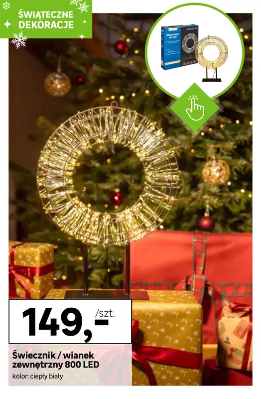 Leroy Merlin - gazetka promocyjna Świąteczne dekoracje w SUPERCENACH! od czwartku 18.12 do piątku 26.12 - strona 4