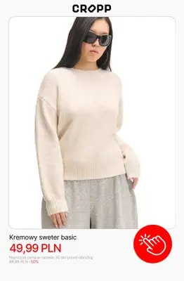 Cropp - gazetka promocyjna Wyprzedaż: Swetry damskie od czwartku 18.12  - strona 2