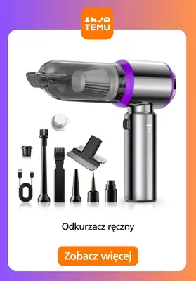 Temu - gazetka promocyjna Odkurzacze bezprzewodowe do domu i do auta od czwartku 18.12  - strona 3