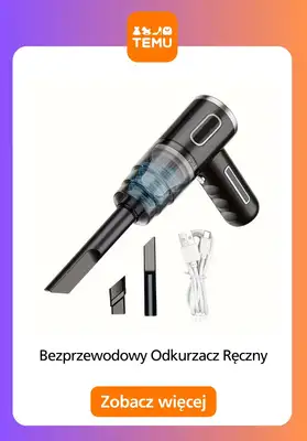 Temu - gazetka promocyjna Odkurzacze bezprzewodowe do domu i do auta od czwartku 18.12  - strona 2