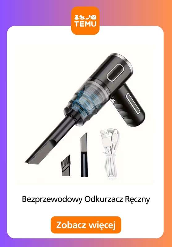 Temu - gazetka promocyjna Odkurzacze bezprzewodowe do domu i do auta od czwartku 18.12  - strona 2