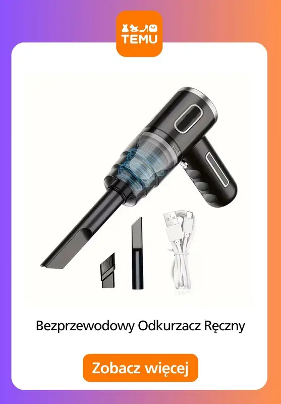 Temu - gazetka promocyjna Odkurzacze bezprzewodowe do domu i do auta od czwartku 18.12  - strona 2