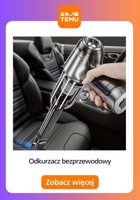 Temu - gazetka promocyjna Odkurzacze bezprzewodowe do domu i do auta od czwartku 18.12  - strona 9