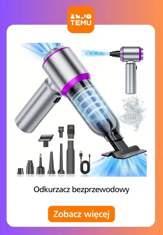 Temu - gazetka promocyjna Odkurzacze bezprzewodowe do domu i do auta od czwartku 18.12  - strona 10