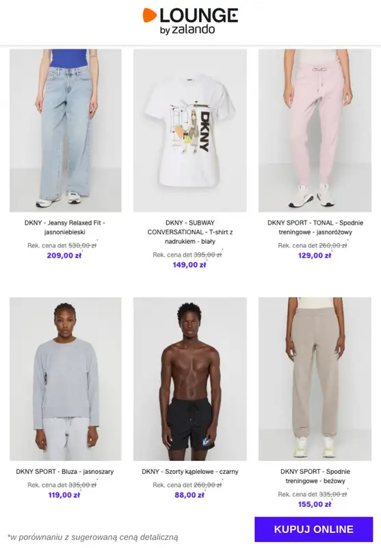 Lounge by Zalando - gazetka promocyjna Specjalne okazje: DKNY od czwartku 18.12 do niedzieli 21.12 - strona 7