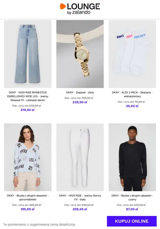 Lounge by Zalando - gazetka promocyjna Specjalne okazje: DKNY od czwartku 18.12 do niedzieli 21.12 - strona 9