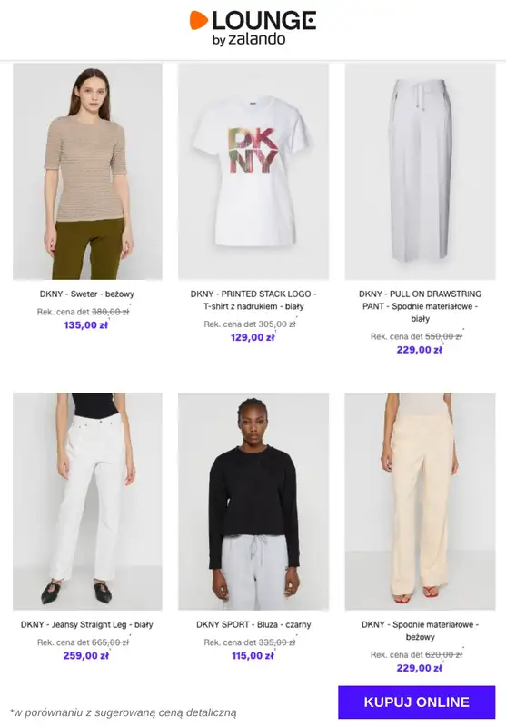 Lounge by Zalando - gazetka promocyjna Specjalne okazje: DKNY od czwartku 18.12 do niedzieli 21.12 - strona 10
