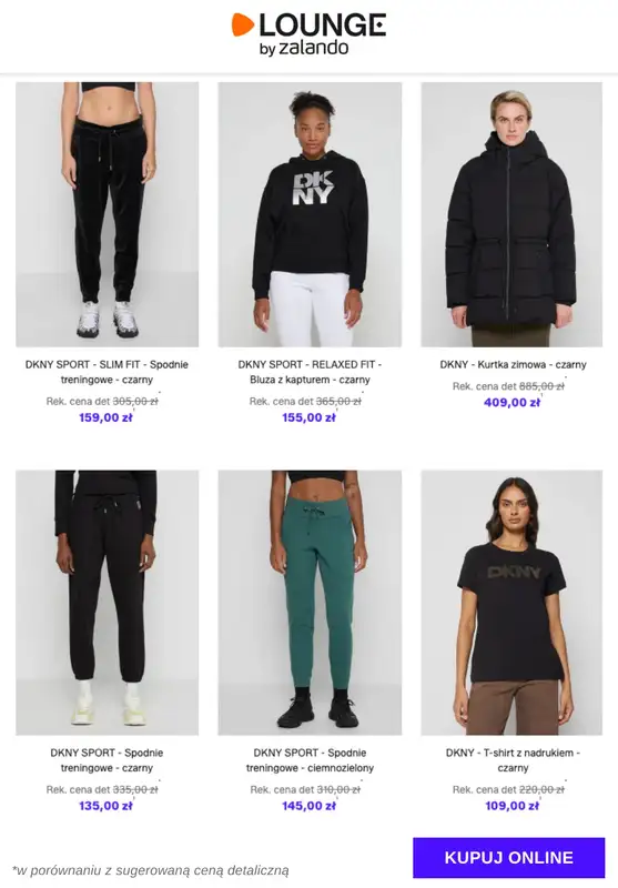 Lounge by Zalando - gazetka promocyjna Specjalne okazje: DKNY od czwartku 18.12 do niedzieli 21.12 - strona 8