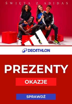 BEST SALE - gazetka promocyjna Decathlon | Prezenty marki Adidas od czwartku 18.12 do środy 24.12