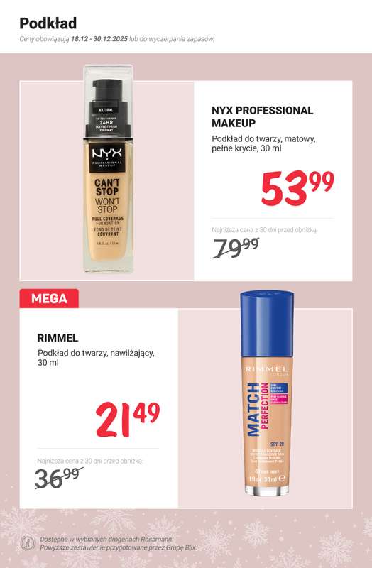 Rossmann - gazetka promocyjna Makijaż na SYLWESTRA - PROMOCJE od środy 24.12 do wtorku 30.12 - strona 3