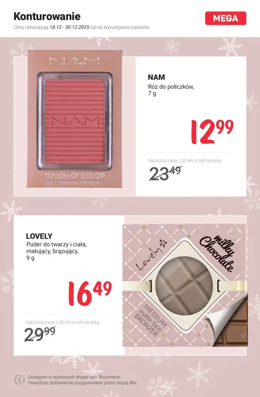 Rossmann - gazetka promocyjna Makijaż na SYLWESTRA - PROMOCJE od środy 24.12 do wtorku 30.12 - strona 4