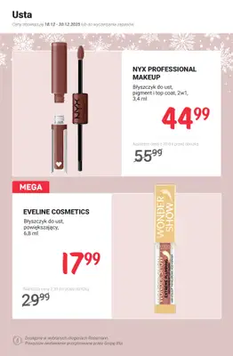 Rossmann - gazetka promocyjna Makijaż na SYLWESTRA - PROMOCJE od środy 24.12 do wtorku 30.12 - strona 9