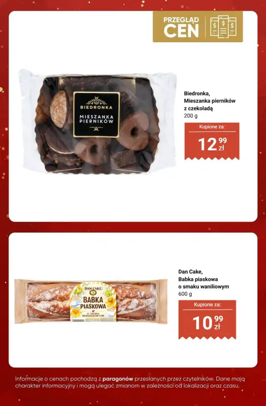Biedronka - gazetka promocyjna Dania gotowe na Święta - przegląd cen od czwartku 18.12 do niedzieli 21.12 - strona 7