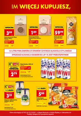 Biedronka - gazetka promocyjna BIEDRONKA WIELKIE OTWARCIE! RUDA ŚLĄSKA, UL. Zabrzańska 65 od piątku 19.12 do niedzieli 21.12 - strona 6
