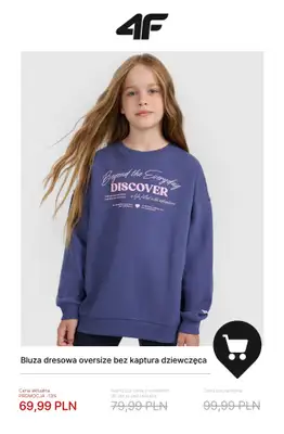 4F - gazetka promocyjna Wyprzedaż do -50%: dla dzieci od czwartku 18.12 do środy 31.12 - strona 8