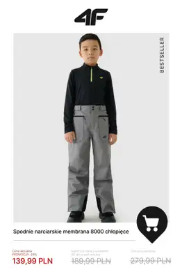 4F - gazetka promocyjna Wyprzedaż do -50%: dla dzieci od czwartku 18.12 do środy 31.12 - strona 7