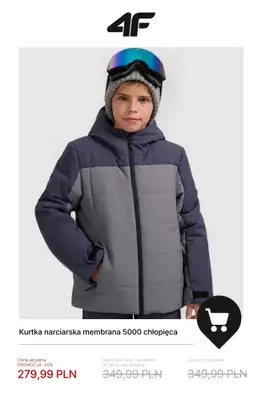 4F - gazetka promocyjna Wyprzedaż do -50%: dla dzieci od czwartku 18.12 do środy 31.12 - strona 5