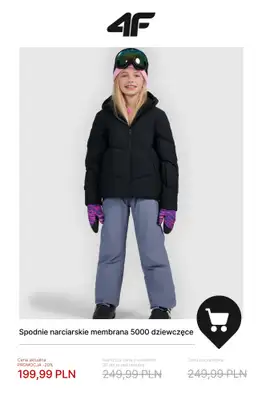 4F - gazetka promocyjna Wyprzedaż do -50%: dla dzieci od czwartku 18.12 do środy 31.12 - strona 6