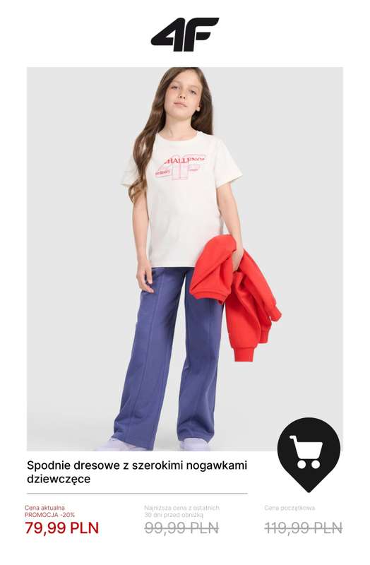 4F - gazetka promocyjna Wyprzedaż do -50%: dla dzieci od czwartku 18.12 do środy 31.12 - strona 10