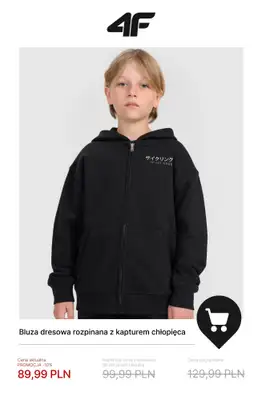 4F - gazetka promocyjna Wyprzedaż do -50%: dla dzieci od czwartku 18.12 do środy 31.12 - strona 13