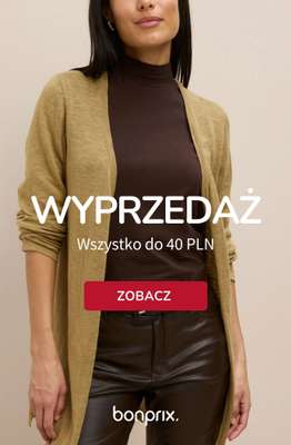 bonprix - gazetka promocyjna Wyprzedaż do 40 PLN od czwartku 18.12 do środy 24.12