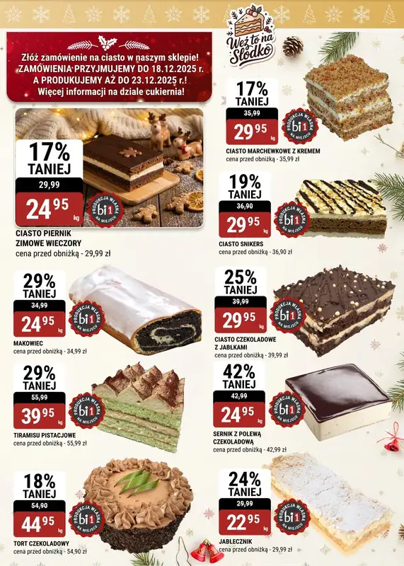 bi1 - gazetka promocyjna Gazetka Szczecin I Czas na Święta, czas na okazje! od środy 17.12 do wtorku 23.12 - strona 11