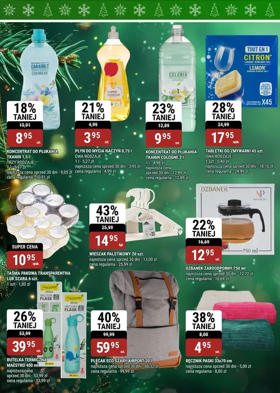bi1 - gazetka promocyjna Gazetka Legnica I Czas na Święta, czas na okazje! od środy 17.12 do wtorku 23.12 - strona 19