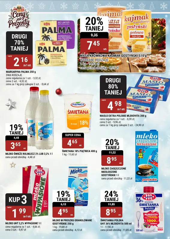 bi1 - gazetka promocyjna Gazetka Ełk I Czas na Święta, czas na okazje! od środy 17.12 do wtorku 23.12 - strona 12