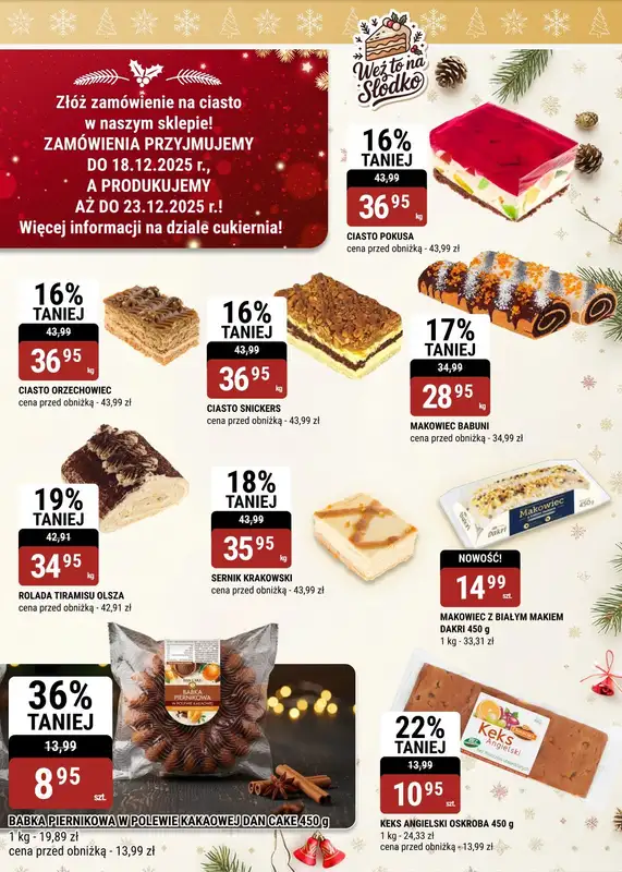 bi1 - gazetka promocyjna Gazetka Czeladź I Czas na Święta, czas na okazje! od środy 17.12 do wtorku 23.12 - strona 11