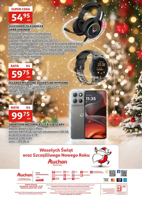 Auchan - gazetka promocyjna Gazetka Zielona Góra I Czas na Święta, czas na okazje! od środy 17.12 do wtorku 23.12 - strona 31