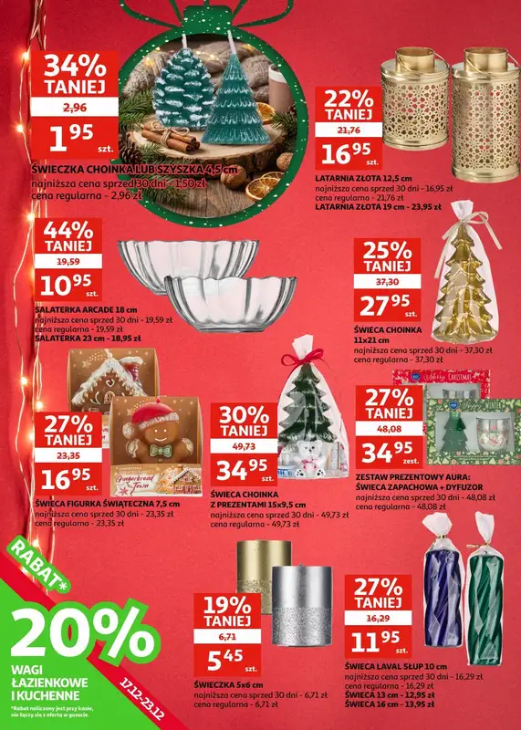 Auchan - gazetka promocyjna Gazetka Racibórz I Czas na Święta, czas na okazje! od środy 17.12 do wtorku 23.12 - strona 24