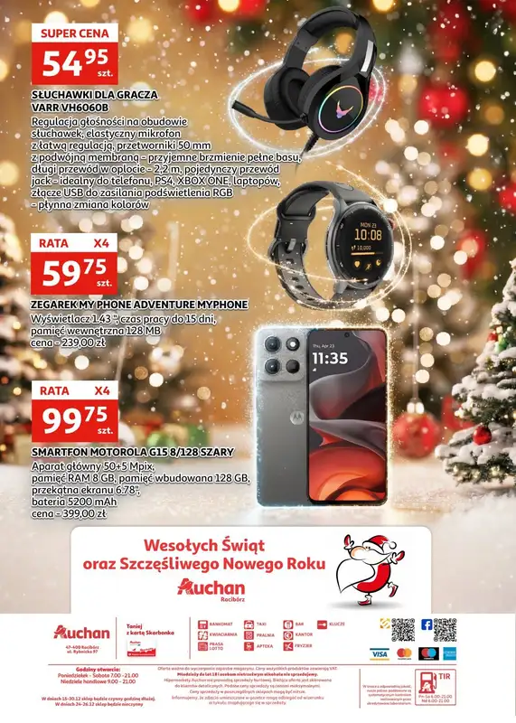 Auchan - gazetka promocyjna Gazetka Racibórz I Czas na Święta, czas na okazje! od środy 17.12 do wtorku 23.12 - strona 31