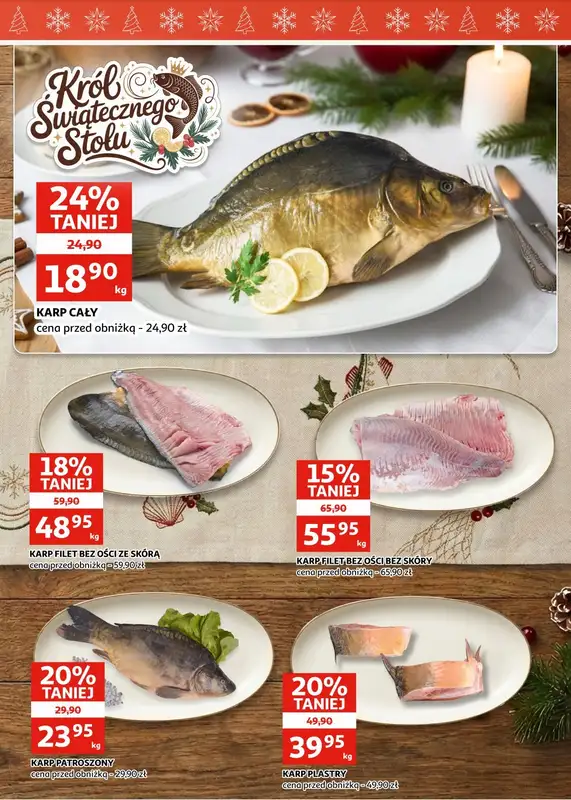Auchan - gazetka promocyjna Gazetka Racibórz I Czas na Święta, czas na okazje! od środy 17.12 do wtorku 23.12 - strona 5