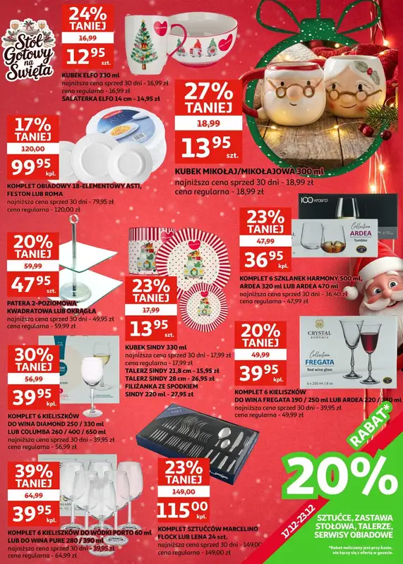 Auchan - gazetka promocyjna Gazetka Racibórz I Czas na Święta, czas na okazje! od środy 17.12 do wtorku 23.12 - strona 25