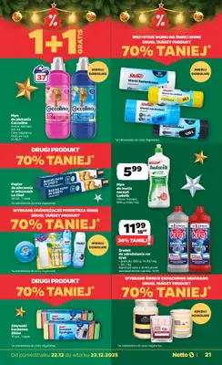 Netto - gazetka promocyjna Gazetka Spożywcza od poniedziałku 22.12 do wtorku 23.12 - strona 21