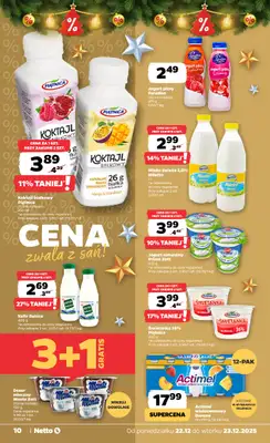 Netto - gazetka promocyjna Gazetka Spożywcza od poniedziałku 22.12 do wtorku 23.12 - strona 10