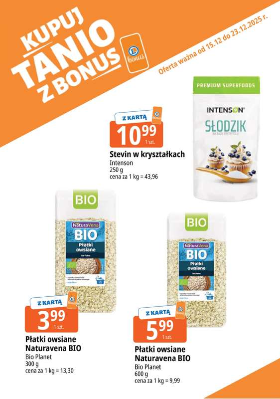 Leclerc - gazetka promocyjna Oferta E.Leclerc I Kupuj tanio z bonus od poniedziałku 15.12 do wtorku 23.12 - strona 20