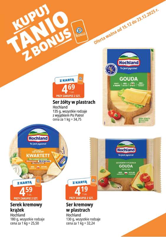 Leclerc - gazetka promocyjna Oferta E.Leclerc I Kupuj tanio z bonus od poniedziałku 15.12 do wtorku 23.12 - strona 8