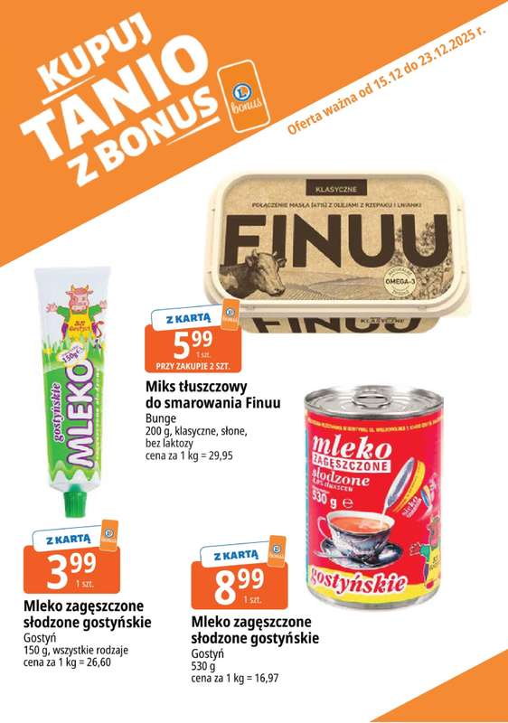 Leclerc - gazetka promocyjna Oferta E.Leclerc I Kupuj tanio z bonus od poniedziałku 15.12 do wtorku 23.12 - strona 7