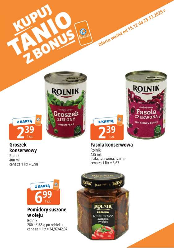 Leclerc - gazetka promocyjna Oferta E.Leclerc I Kupuj tanio z bonus od poniedziałku 15.12 do wtorku 23.12 - strona 19