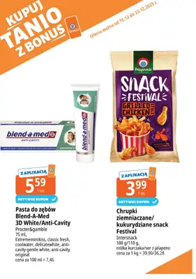 Leclerc - gazetka promocyjna Oferta E.Leclerc I Kupuj tanio z bonus od poniedziałku 15.12 do wtorku 23.12 - strona 25