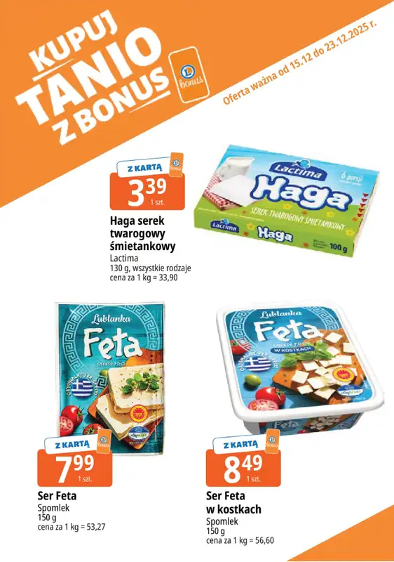 Leclerc - gazetka promocyjna Oferta E.Leclerc I Kupuj tanio z bonus od poniedziałku 15.12 do wtorku 23.12 - strona 13