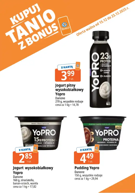 Leclerc - gazetka promocyjna Oferta E.Leclerc I Kupuj tanio z bonus od poniedziałku 15.12 do wtorku 23.12 - strona 10