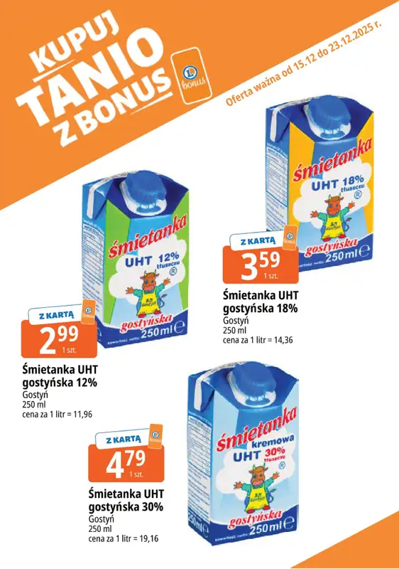 Leclerc - gazetka promocyjna Oferta E.Leclerc I Kupuj tanio z bonus od poniedziałku 15.12 do wtorku 23.12 - strona 5