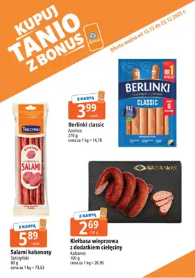 Leclerc - gazetka promocyjna Oferta E.Leclerc I Kupuj tanio z bonus od poniedziałku 15.12 do wtorku 23.12 - strona 18