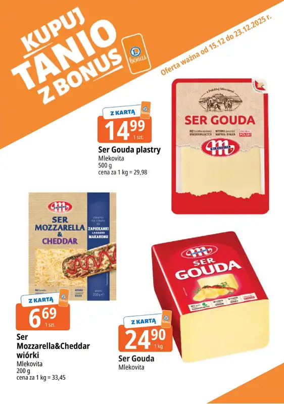 Leclerc - gazetka promocyjna Oferta E.Leclerc I Kupuj tanio z bonus od poniedziałku 15.12 do wtorku 23.12 - strona 14